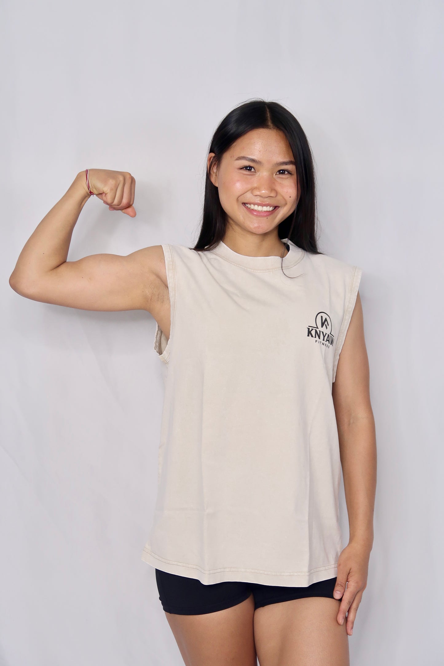 Sleeveless Vintage Acid Wash