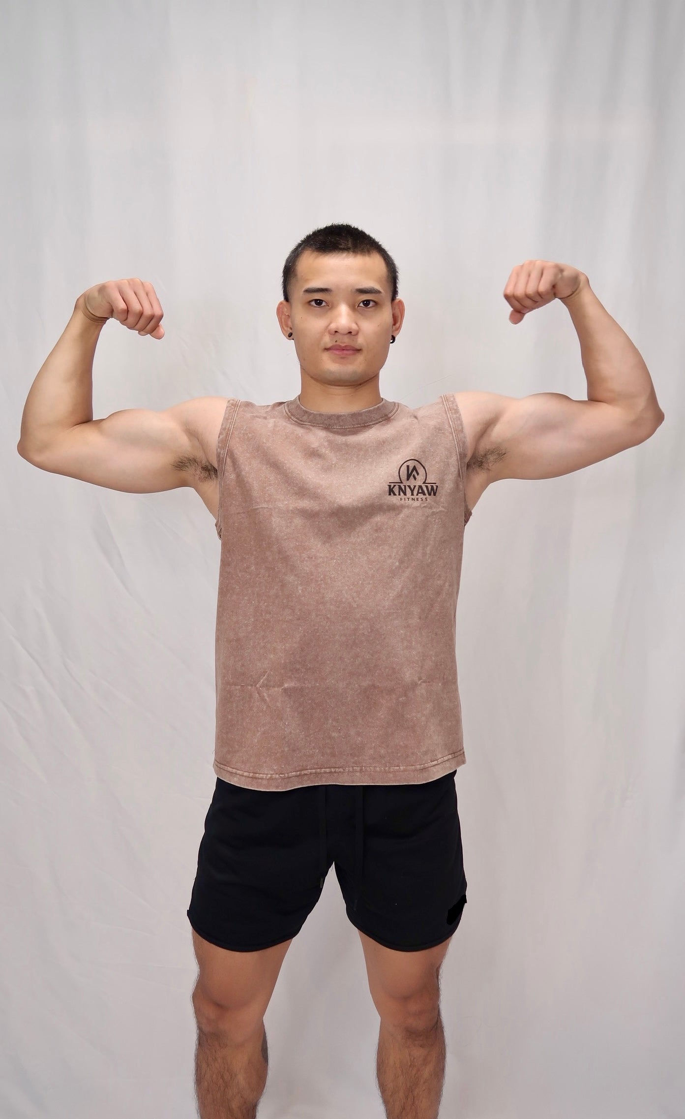 Sleeveless Vintage Acid Wash