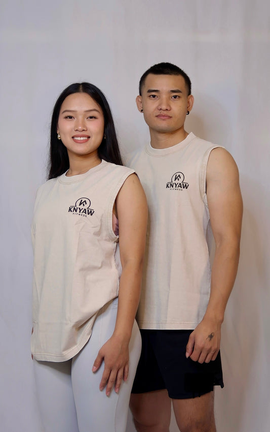 Sleeveless Vintage Acid Wash