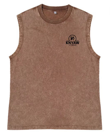 Sleeveless Vintage Acid Wash